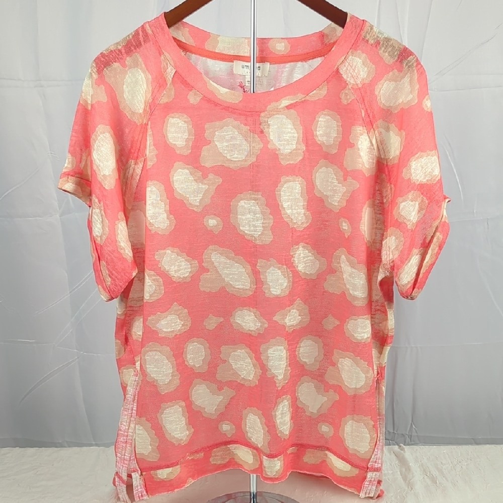 Women's Pink and Cream Top